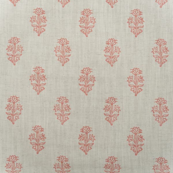 Tissu d'ameublement Buttercup Coral | Andrew Martin - vue de détail | REMO-HOME