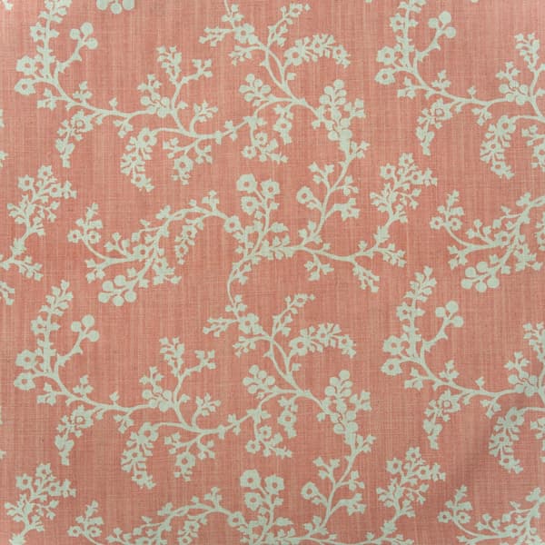 Tissu d'ameublement Vine Coral | Andrew Martin - vue de détail | REMO-HOME