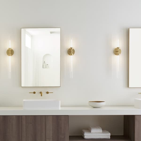 Applique murale Linger Double Brass | Andrew Martin - vue de détail | REMO-HOME