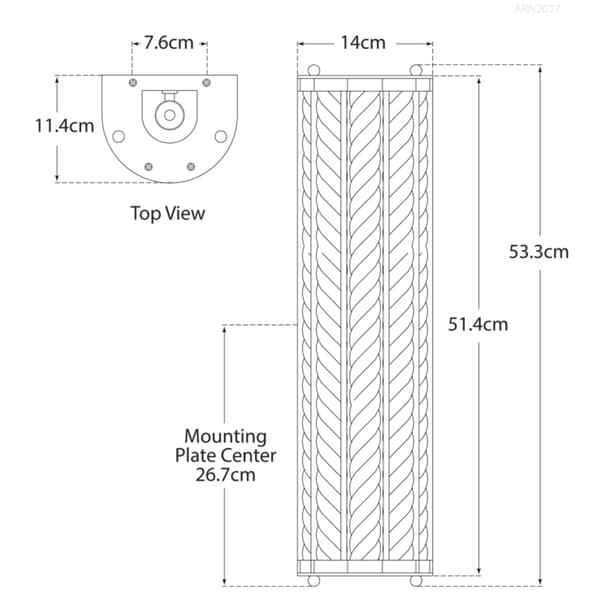 Applique murale Eaton Linear Brass | Andrew Martin - vue de détail | REMO-HOME