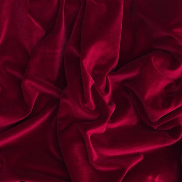 Tissu d'ameublement Medici Claret | Andrew Martin - vue de détail | REMO-HOME