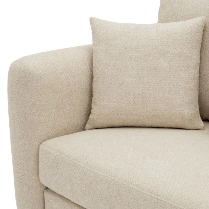 Canapé 3 places en tissu beige écru | Eichholtz Amadeo