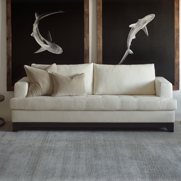 Tapis naturel contemporain Avalanche Natural | Andrew Martin - vue de détail | REMO-HOME