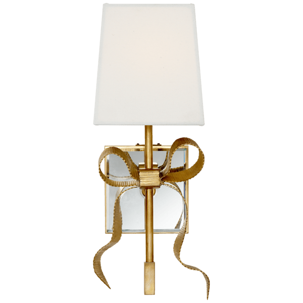 Applique murale Ellery Cream Soft Brass & Shade | Andrew Martin - vue principale | REMO-HOME