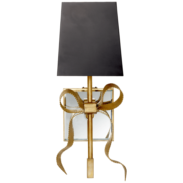 Applique murale Ellery Black Soft Brass & Shade | Andrew Martin - vue principale | REMO-HOME