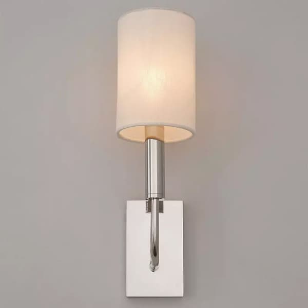 Applique murale Brianna Single Nickel | Andrew Martin - vue de détail | REMO-HOME