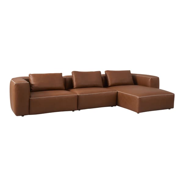 Canapé Joshua Leather | Modular Seating | Statement | Andrew Martin - vue principale | REMO-HOME