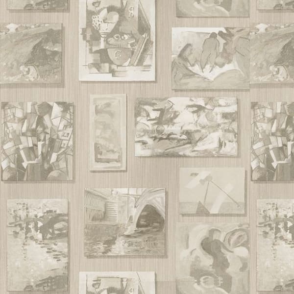 Papier peint Rockefeller Coffee | Andrew Martin - vue principale | REMO-HOME