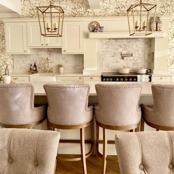 Plafonnier Darlana Gilded Iron Lantern | Andrew Martin - vue de détail | REMO-HOME