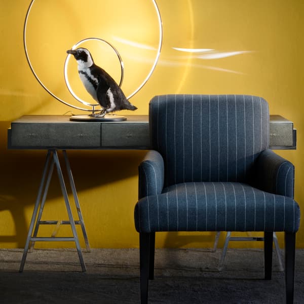 Tissu d'ameublement Cambridge Charcoal Cigarette and Match | Andrew Martin - vue principale | REMO-HOME