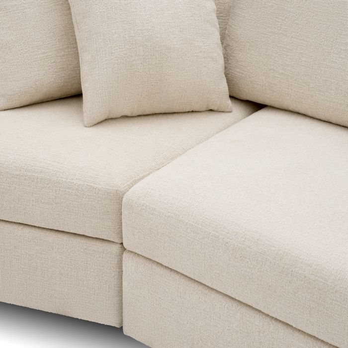 Canapé 3-4 places en tissu beige | Eichholtz Sidney