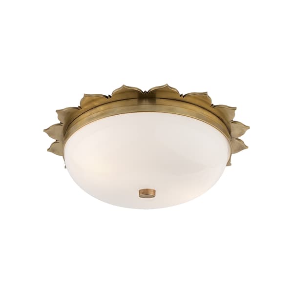 Plafonnier Rachel Flush Brass | Andrew Martin - vue principale | REMO-HOME