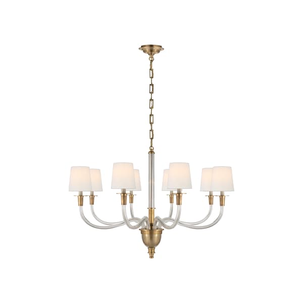 Plafonnier Vivian Chandelier Brass | Andrew Martin - vue principale | REMO-HOME