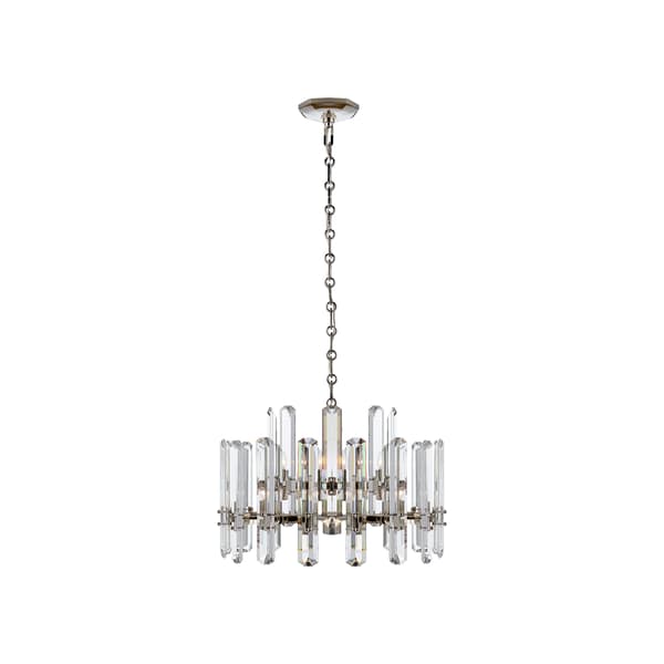 Plafonnier Bonnington Chandelier Nickel | Andrew Martin - vue principale | REMO-HOME