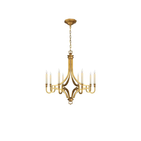 Plafonnier Mykonos Chandelier Brass | Andrew Martin - vue principale | REMO-HOME