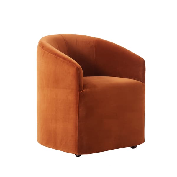 Chaise de salle à manger Alto Velvet Ochre Dining/ Arm | Andrew Martin - vue principale | REMO-HOME