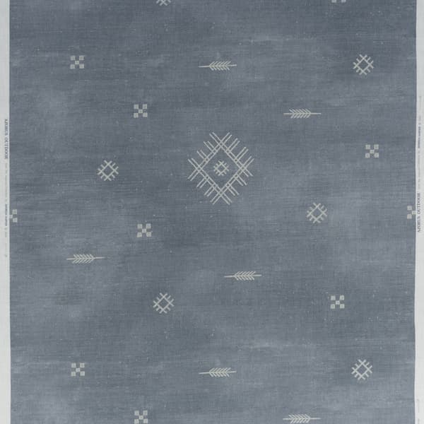 Tissu d'ameublement Azorus Denim Outdoor | Andrew Martin - vue principale | REMO-HOME