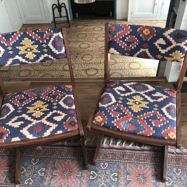 Tissu d'ameublement Safi Multi | Andrew Martin - vue de détail | REMO-HOME