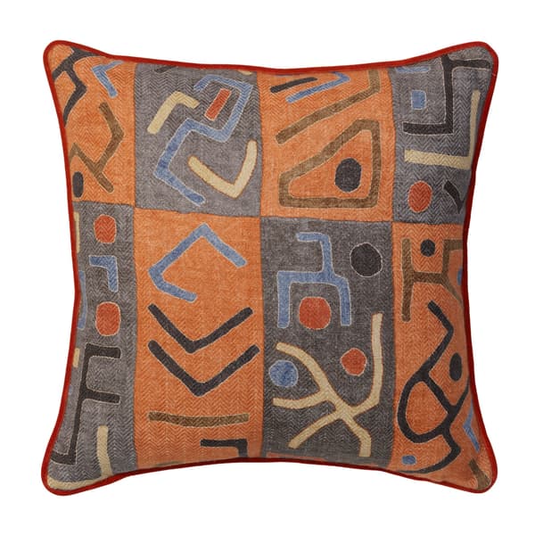 Coussin décoratif Ashanti Chocolate Plumes durables | Andrew Martin - vue principale | REMO-HOME