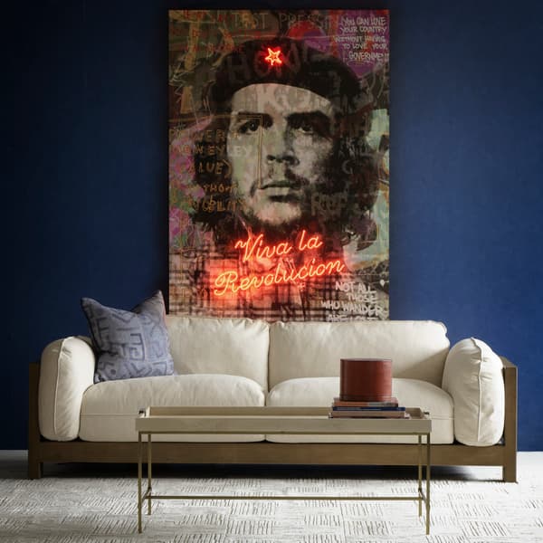 Sculpture néon Neon - Che's Revolution 100X150 | Andrew Martin - vue de détail | REMO-HOME