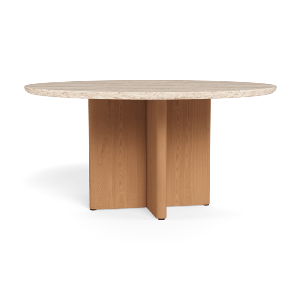 Mobilier d'extérieur Caicos Round Teak | Andrew Martin - vue principale | REMO-HOME