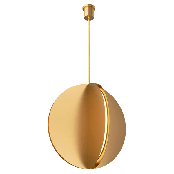 Plafonnier Bau Natural Brass | Andrew Martin - vue principale | REMO-HOME