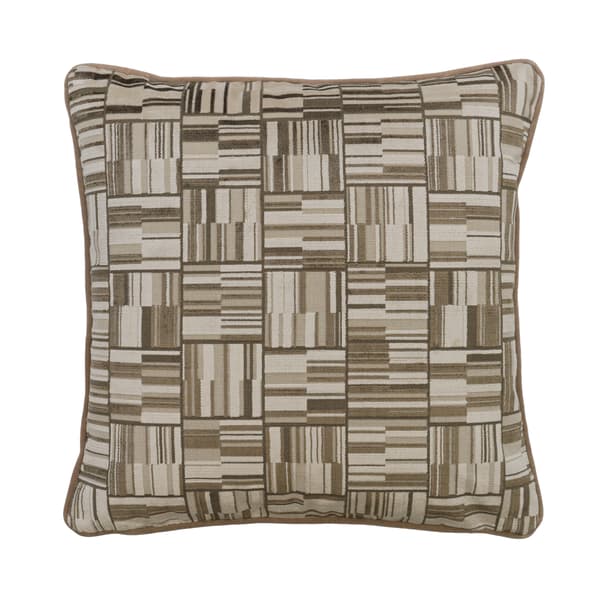 Coussin décoratif Lexington Taupe Plumes durables | Andrew Martin - vue principale | REMO-HOME
