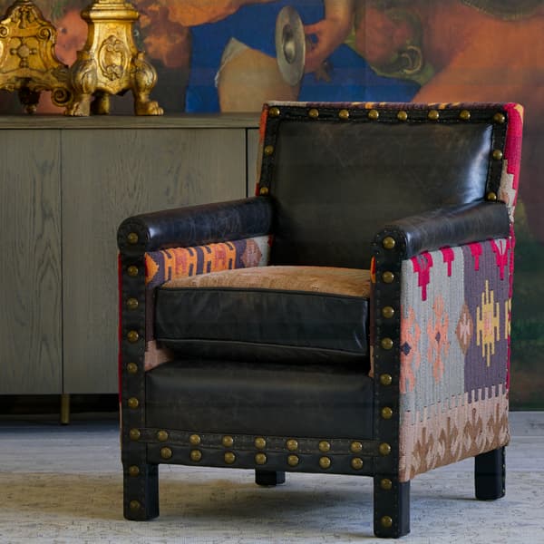 Fauteuil Marlborough Kilim Fudge | Andrew Martin - vue principale | REMO-HOME