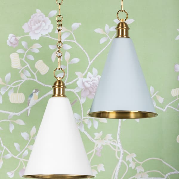 Plafonnier Fenimore Soft Blue | Andrew Martin - vue de détail | REMO-HOME