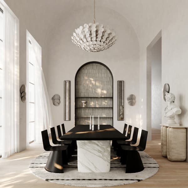 Applique murale Akemi Warm Silver Leaf | Andrew Martin - vue de détail | REMO-HOME