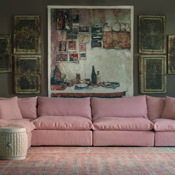 Tissu d'ameublement Rocco Petal Cigarette and Match | Andrew Martin - vue de détail | REMO-HOME