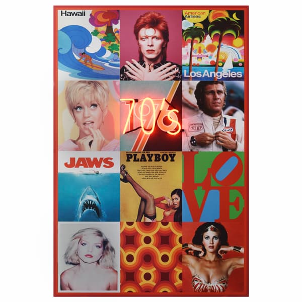 Sculpture néon Neon - The Seventies 100X150 | Andrew Martin - vue principale | REMO-HOME