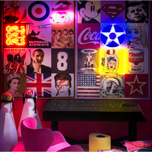 Sculpture néon Neon Britain | Andrew Martin - vue de détail | REMO-HOME