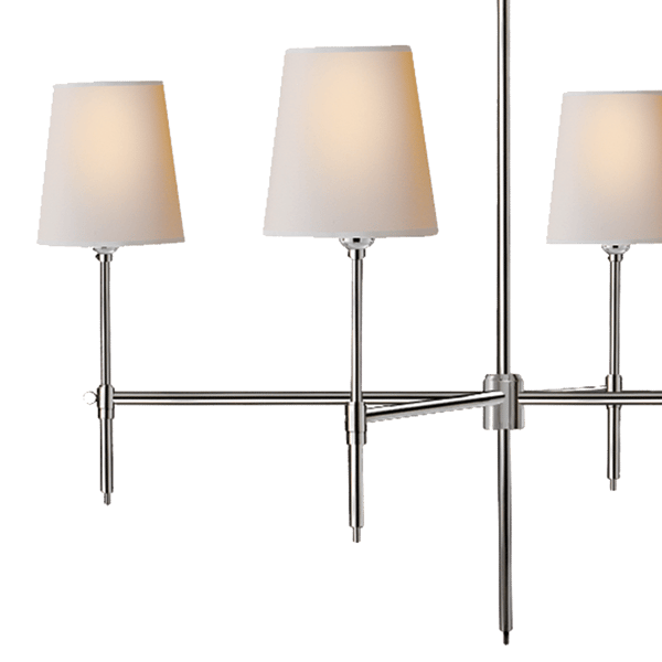 Plafonnier Bryant Chandelier Nickel | Andrew Martin - vue principale | REMO-HOME