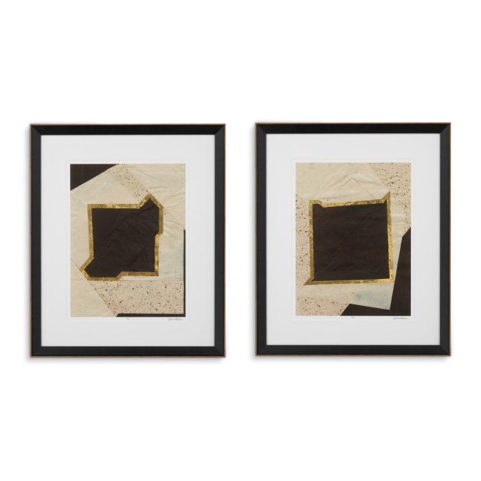 Impression d'art numéroté (lot de 2) | Eichholtz Creased Umber