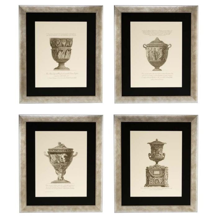 Reproductions d'urnes antiques (lot de 4) | Eichholtz Battista