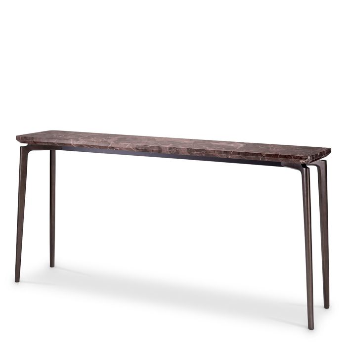 Console en bronze et marbre marron | Eichholtz White House