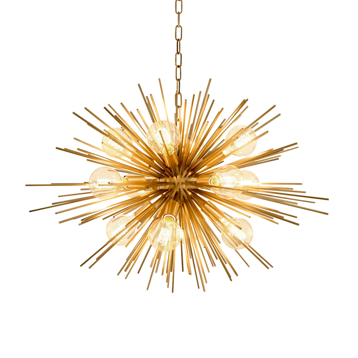 Chandelier en laiton mat | Eichholtz Boivin - vue principale | REMO-HOME