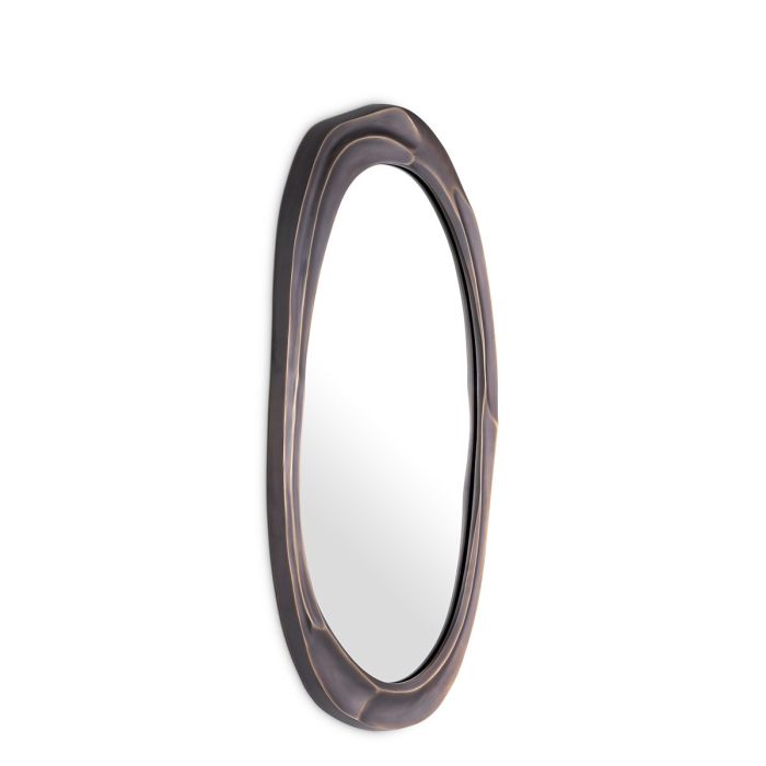 Miroir oval en bronze | Eichholtz Karma M