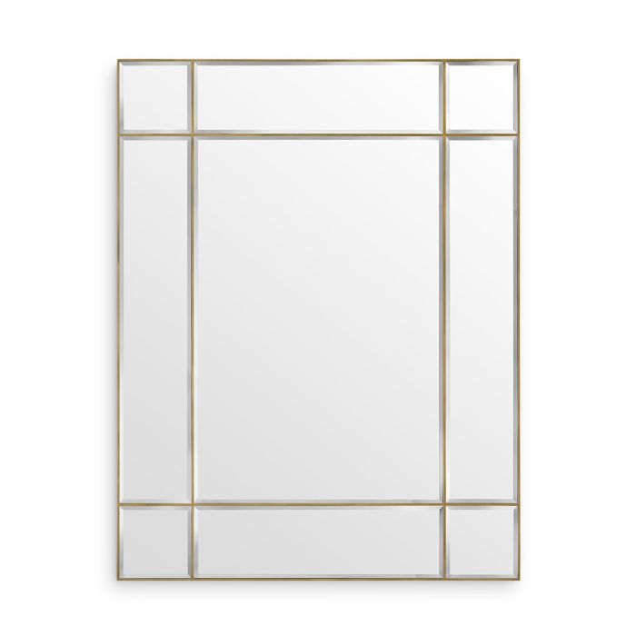 Miroir rectangulaire en laiton | Eichholtz Beaumont XL