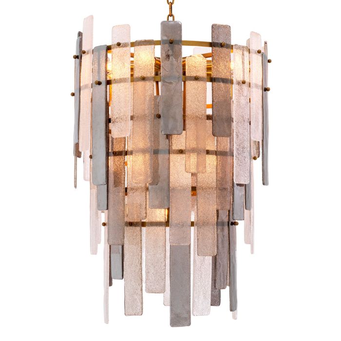 Lustre doré en verre soufflé | Eichholtz Greyson