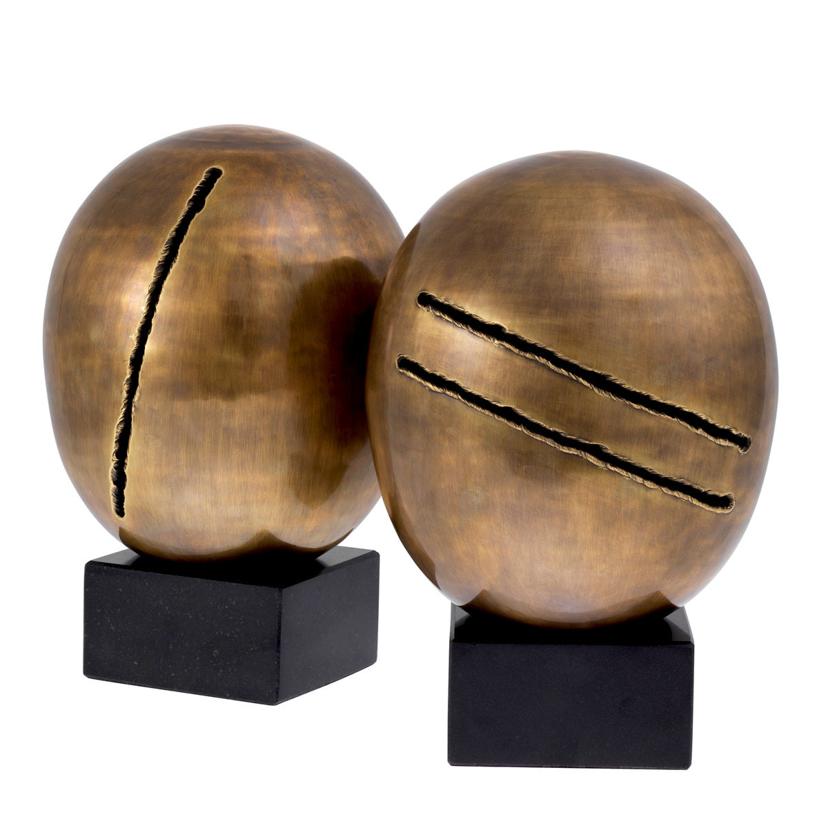 Objet artistique en laiton vintage | Eichholtz Artistic set of 2 - vue principale | REMO-HOME