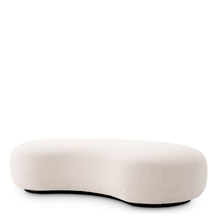 Banc bouclé crème | Eichholtz Bjorn