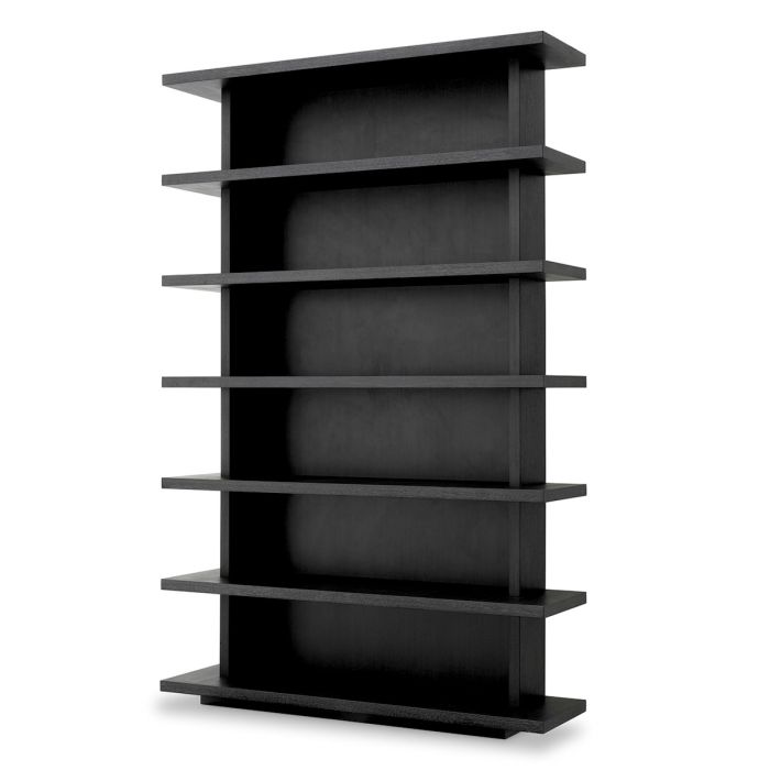 Bibliothèque en chêne gris anthracite | Eichholtz Malibu