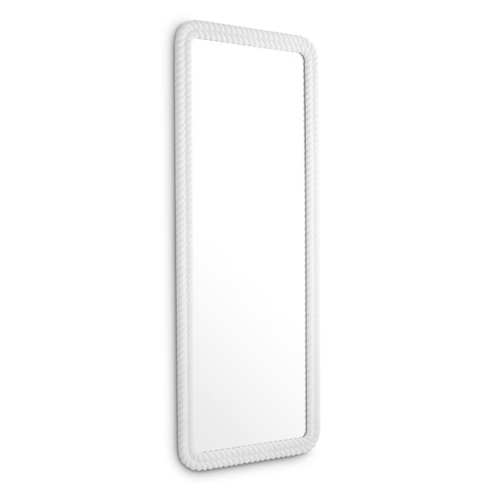 Miroir rectangulaire en bois blanc | Eichholtz Viviana