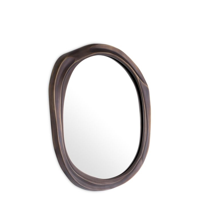 Miroir oval en bronze | Eichholtz Karma S