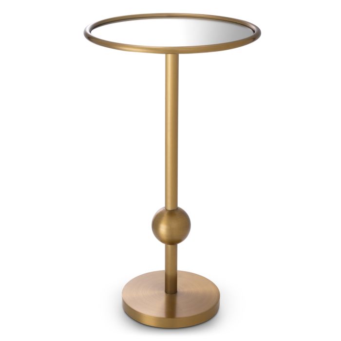 Table d'appoint dorée en verre miroir | Eichholtz Narciso