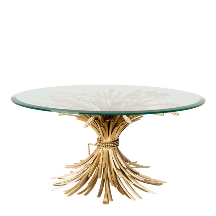 Table basse en laiton brossé | Eichholtz Bonheur