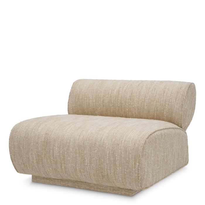Fauteuil bouclé beige | Eichholtz Urbano