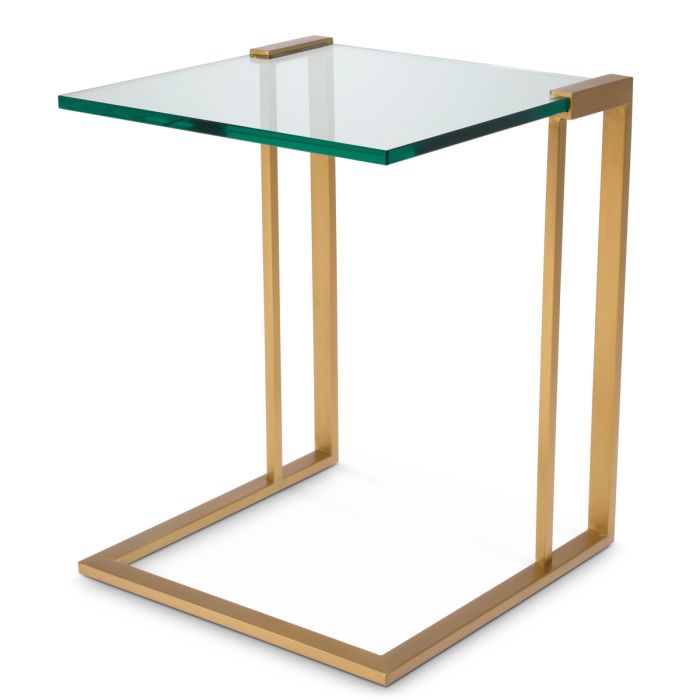 Table d'appoint en laiton brossé | Eichholtz Perry